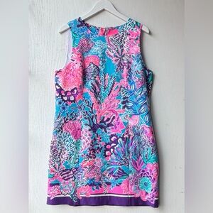 Lilly Pulitzer Shift Dress Plus Sz 16 NWOT $218